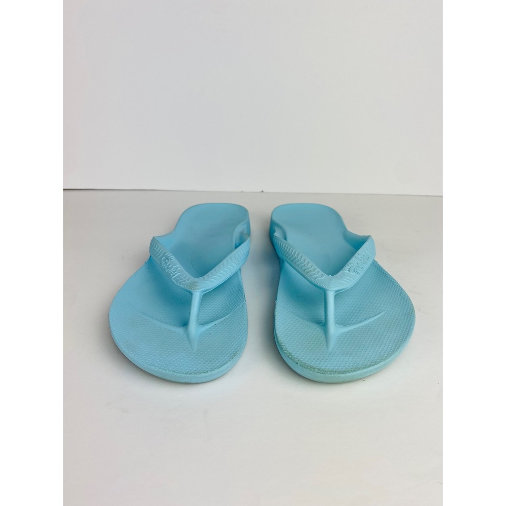 Archies Arch Support Flip Flops Bundle Womens 8 Black Sky Blue Orthotic Sandals - Picture 5 of 8